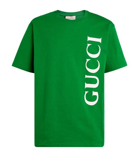 gucci garden t shirt|Gucci green and brown shirt.